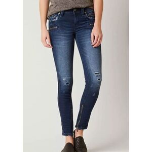 Rock Revival Moto Camille Skinny Stretch Jean sz 27